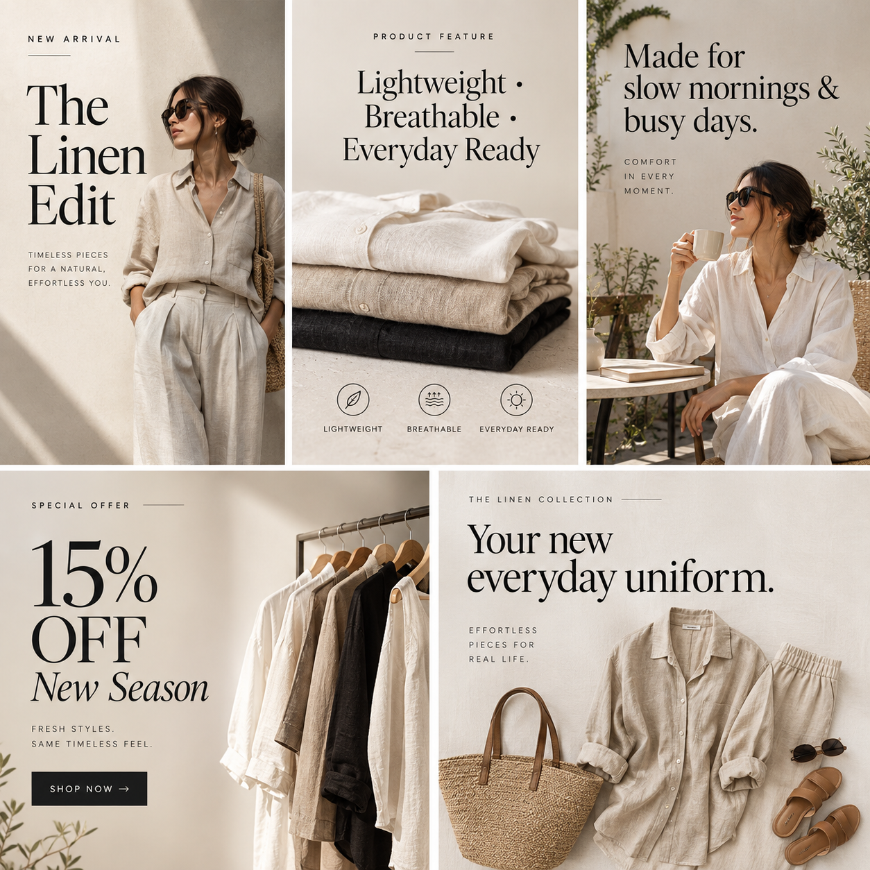 Fashion product marketing design